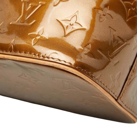 LOUIS VUITTON Brown Monogram Leather Tote Bag